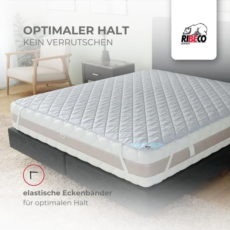 Matratzenauflage Top Cool RIBECO, Mit über 1.000 positiven Kundenbewertungen! – Bild 5