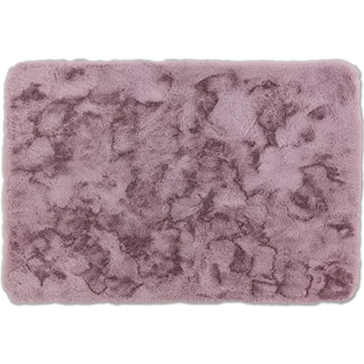 Schöner Wohnen Kollektion Badteppich 'Bali', rose, 67 x 110 cm, pflegeleicht, waschbar bei 30°C, für Fußbodenheizung geeignet, rutschhemmende Unterseite – Bild 1
