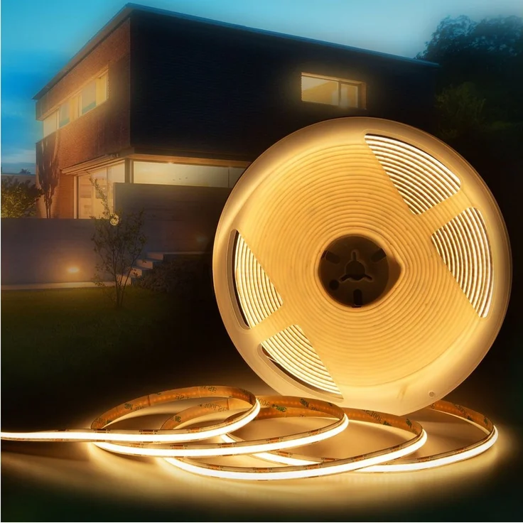 Hexim LED Stripe COB – RGB/W CCT oder Kalt-, Neutral-, Warmweiß (Warmweiß 2.5M), COB – RGB/W CCT oder Kalt-, Neutral-, Warmweiß (Warmweiß 2.5M) – Bild 5