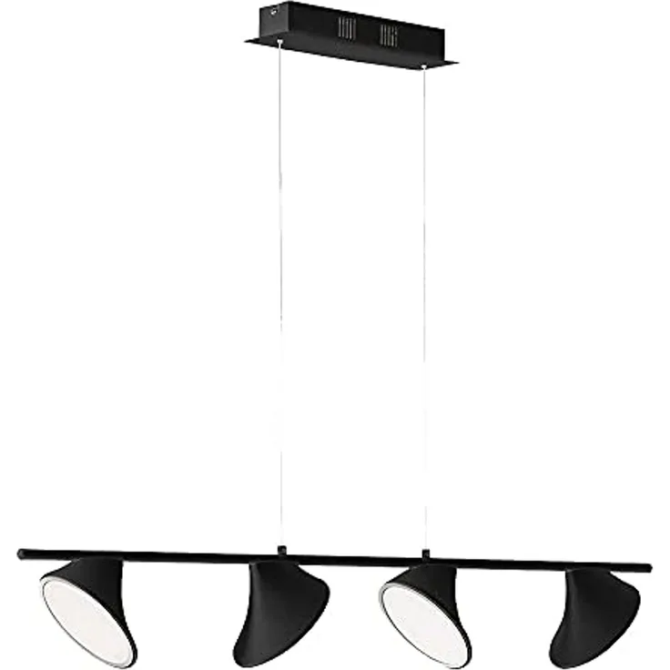 LED Pendelleuchte, 3-Stufendimmer, schwarz, L 105 cm
