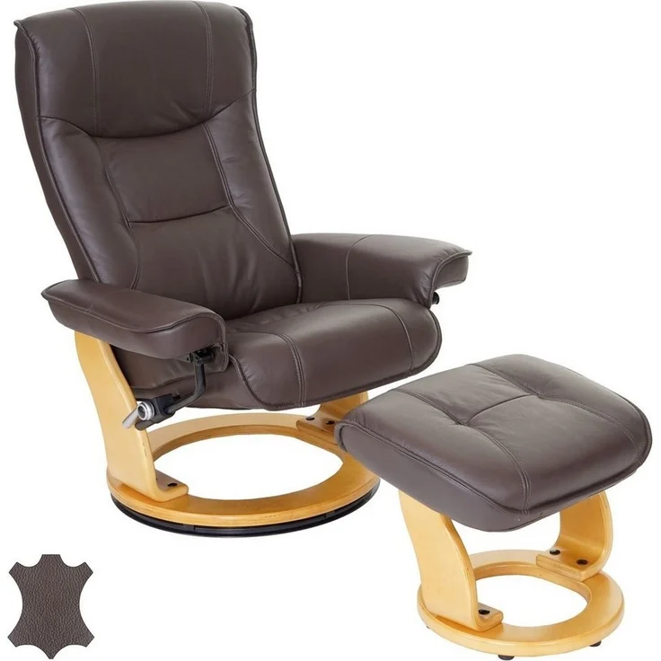 MCA furniture Relaxsessel Halifax, dicke Polsterung, inklusive Fußhocker, Armlehne höhenverstellbar – Bild 2