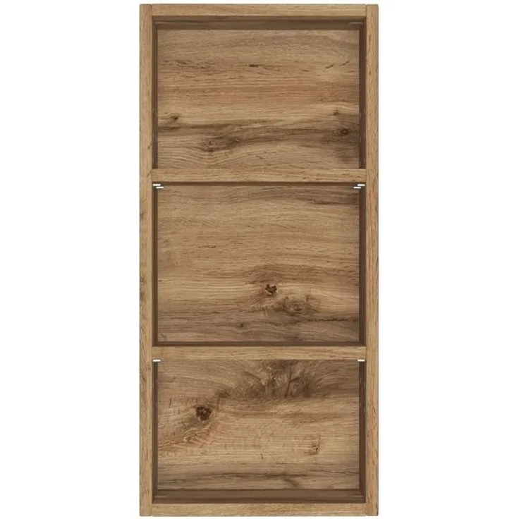 Hängeregal Badezimmer LOUNY-03 in Wotaneiche Nb, B/H/T: ca. 30/64/18 cm