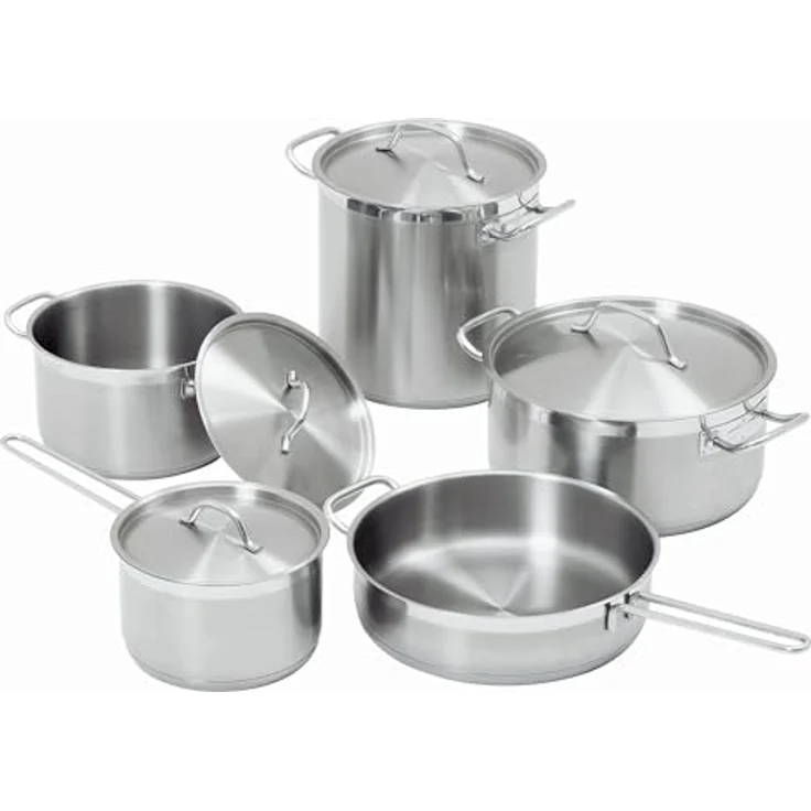 Bartscher GmbH Bartscher Kochtopf-Set 380-822 Edelstahl 9-teilig – Bild 2