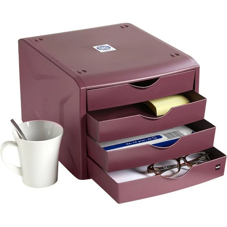 helit Schubladenbox H6429525 DIN A4 26,5 x 33,2 x 21,5 cm – Bild 2
