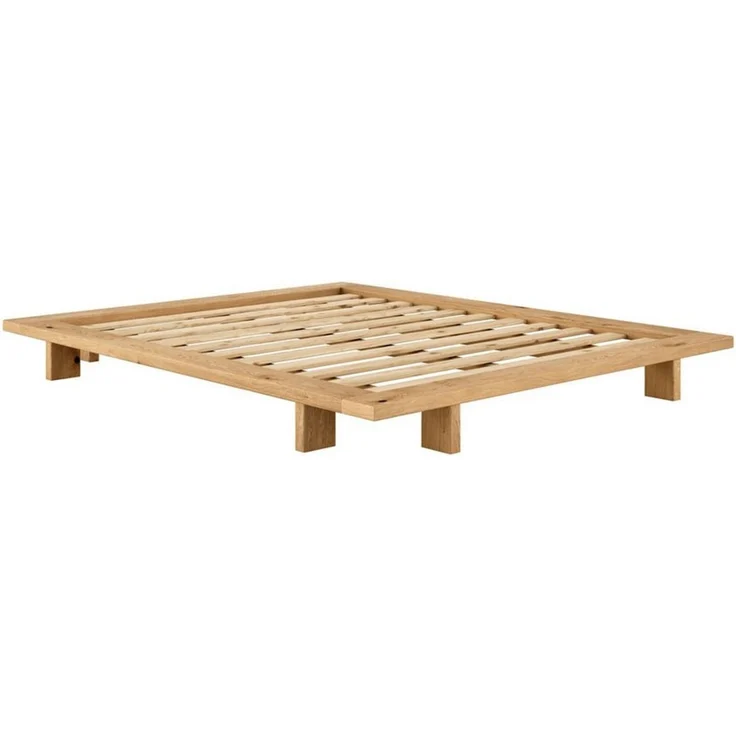 Karup Design Bettgestell JAPAN BED Futonbett aus FSC®zertifiziertem Massivholz, Eiche, bequem (Erhältlich für Matratzen Breite 90, 120, 140, 160 oder 180 cm), zeitlos, inkl. Lattenrost, ohne Matratze, Made in Europa – Bild 2