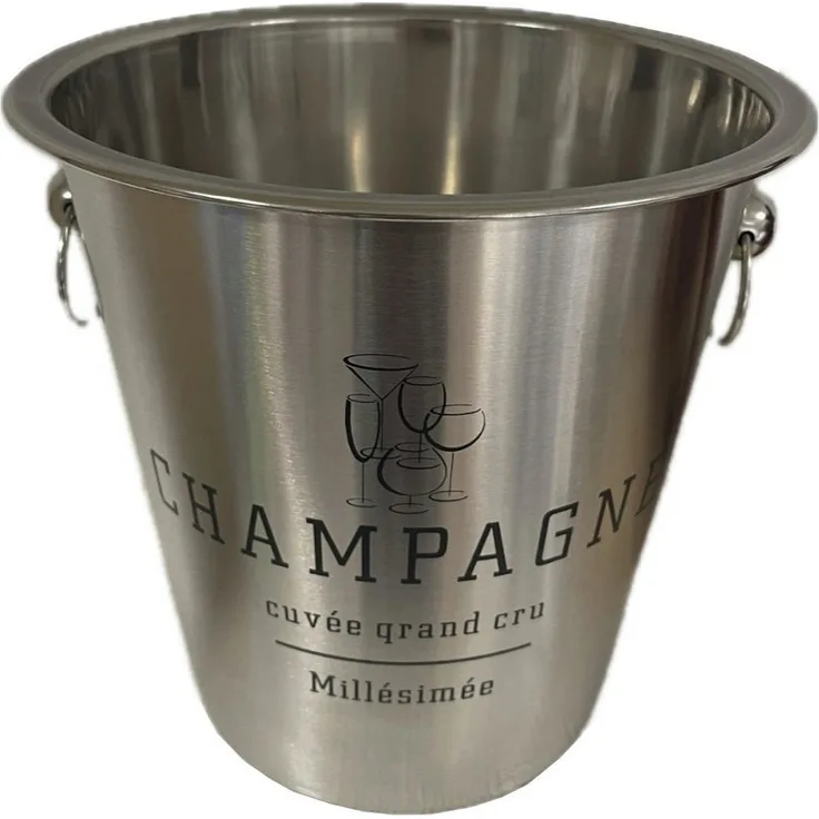 Urban Living Wein- und Sektkühler Champagner- und Sekt-Kühler Eiseimer Champagnerkühler, Edelstahl Sekteimer / Champagnereimer