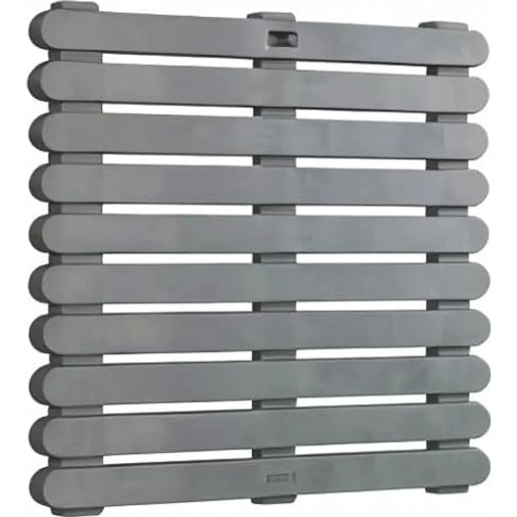 Wenko Duschmatte 'Indoor & Outdoor', rutschhemmende Kunststoffmatte in Grau, 55 x 55 cm – Bild 10