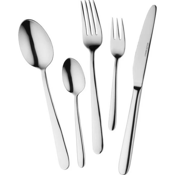 Mulex Besteck-Set Iowa 18.10, mit angenehmer Haptik (60-tlg), 12 Personen, Edelstahl 18/10, zeitloser Chic, spülmaschinengeeignet – Bild 4