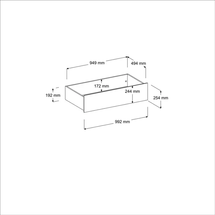 Parisot Sleep 4 Schubkastenbett 90x200 – Weiß/Grau/Rosa