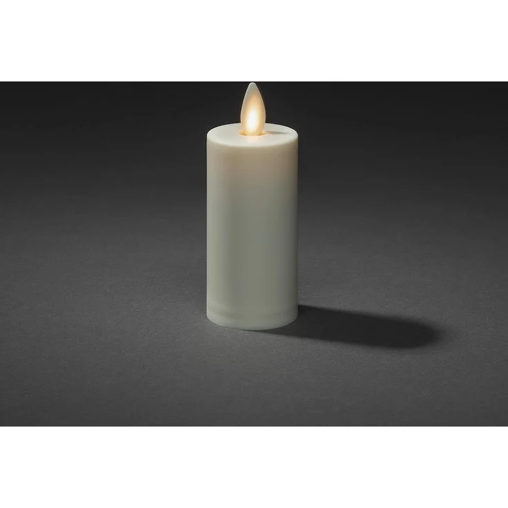 KONSTSMIDE No. 1603-115 LED Kerze cremeweiss 10cm Timer batteriebetrieben – Bild 2