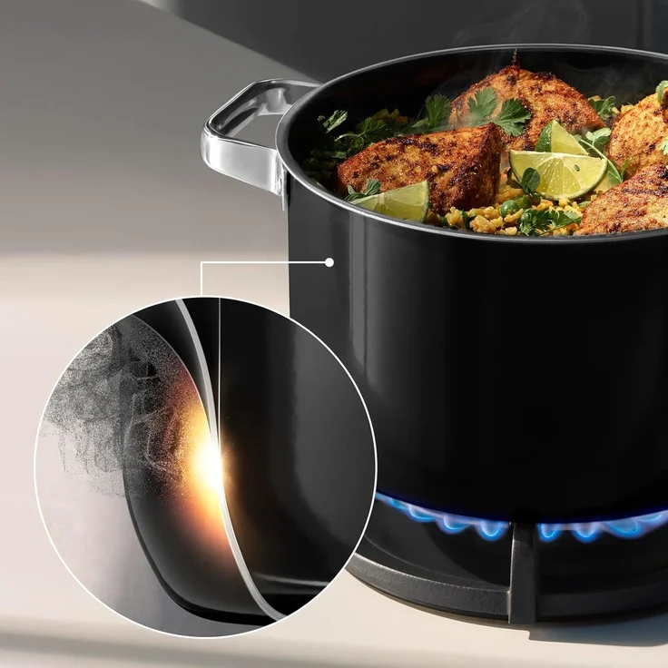 WMF 05.1869.5290 Kochtopf Schwarz – Bild 2