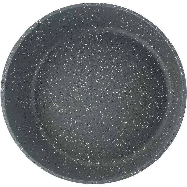 GSW Topf-Set Gourmet Granit, Aluminiumguss (Set, 7-tlg, je 1 Kochtopf Ø 16/20/24 cm, 1x Bratpfanne Ø 24 cm), Induktion