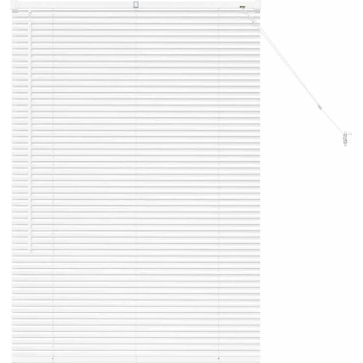 vidaXL Venezianische Jalousie Weiß 130 x 90 cm 25 mm Aluminium 42005970 – Bild 2