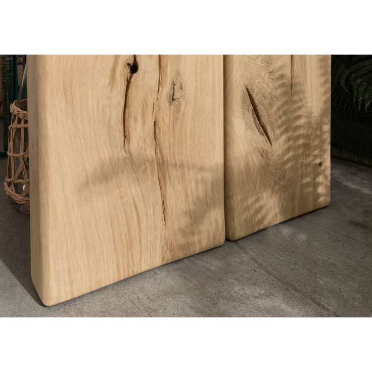 Nachttisch Eiche 56x34x45 natur geölt OAK HEART #11 – Bild 6