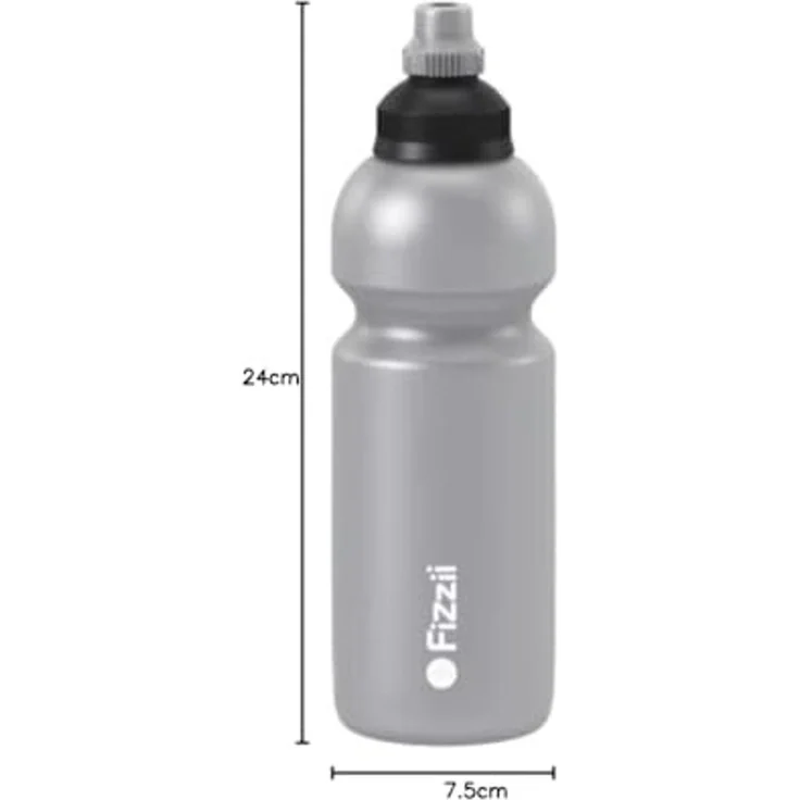 Fizzii Trinkflasche Unifarben & Sprudelsicher 600ml – Bild 4