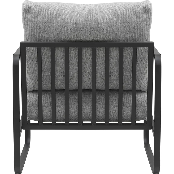 CLP Lounger Manea mit Metallgestell,hellgrau Stoff – Bild 6