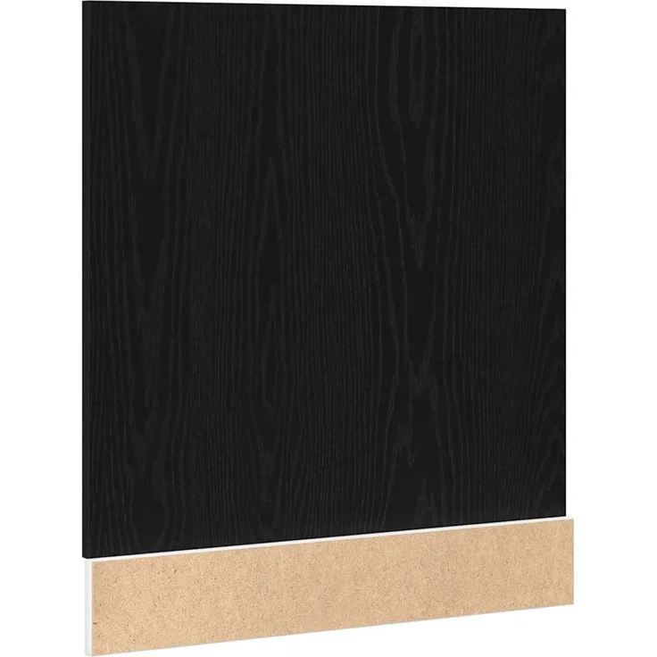 vidaXL Geschirrspülerblende Lyon Schwarz Eichen-Optik 60x1,5x67 cm 863151 – Bild 6