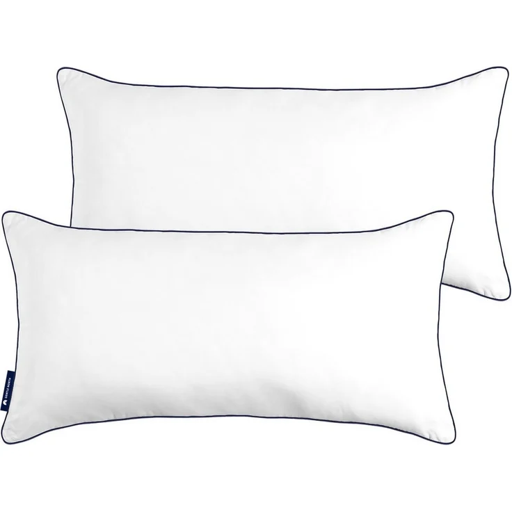 Gentle North Microfaserkissen Kopfkissen in Hotelqualität - Einzeln oder im 2er Set - 60° Waschbar, Füllung: Polyester, Rückenschläfer, Seitschläfer, Bauchschläfer, Comfort, Reißverschluss für Füllung - Made in EU - allergikerfreundlich – Bild 1