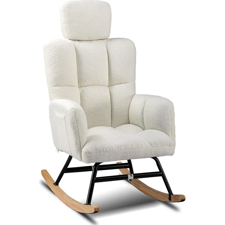 COMHOMA Relaxsessel Schaukelstuhl Ohrensessel sonnenliege Einzelsofa mit Armlehnen (Relaxsessel), mit Relaxfunktion