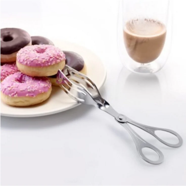 Thiru Servierzange - Gebäckzange - Küchenzange - 19,8 cm lang - perfekt für Buffets – Bild 3
