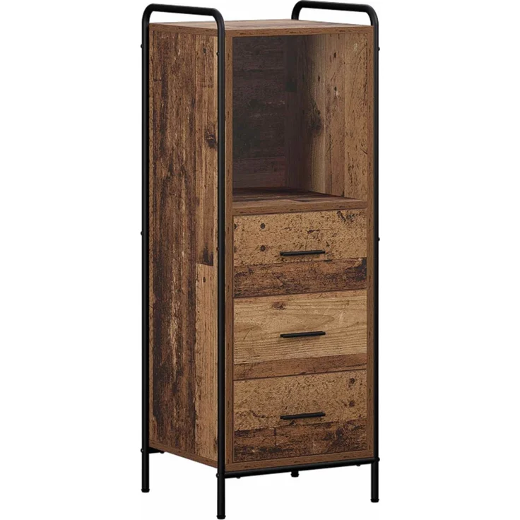 vidaXL Badezimmerschrank-Set 4 stk. Altholz 40 x 36 x 181 cm 3444637 – Bild 4