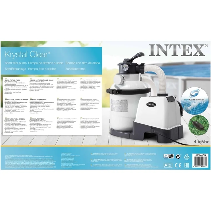 Intex Sandfilterpumpe Krystal Clear 26644GS 4,5 m³/h 3202837 – Bild 7