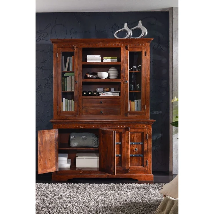 Buffet Akazie 150x50x200 nougat lackiert OXFORD #530 – Bild 2