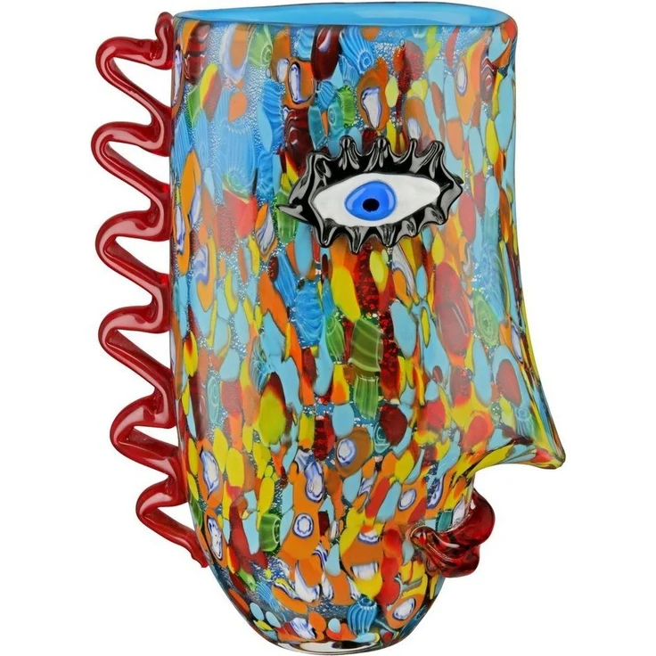 Casablanca by Gilde Tischvase Froozen, durchgefärbt und mundgeblasen, aus Glas, Höhe ca. 30 cm – Bild 1