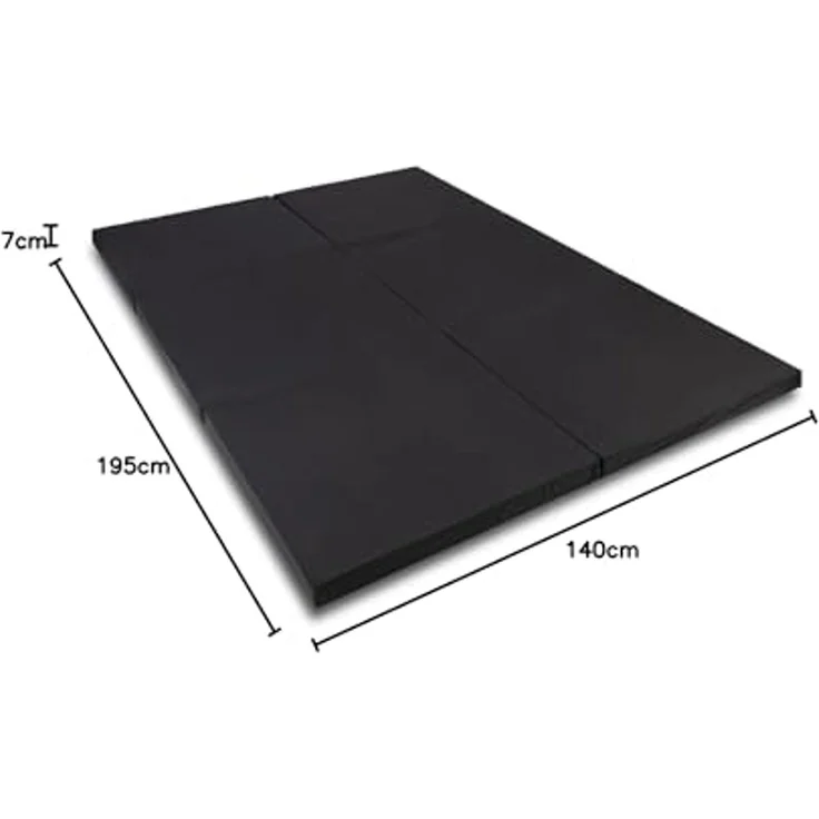 CloudComfort Basic Doppel-Gästeklappmatratze 140 x 195 cm als Einzelbett, Doppelbett und Sitzgelegenheit verwendbar – Bild 3