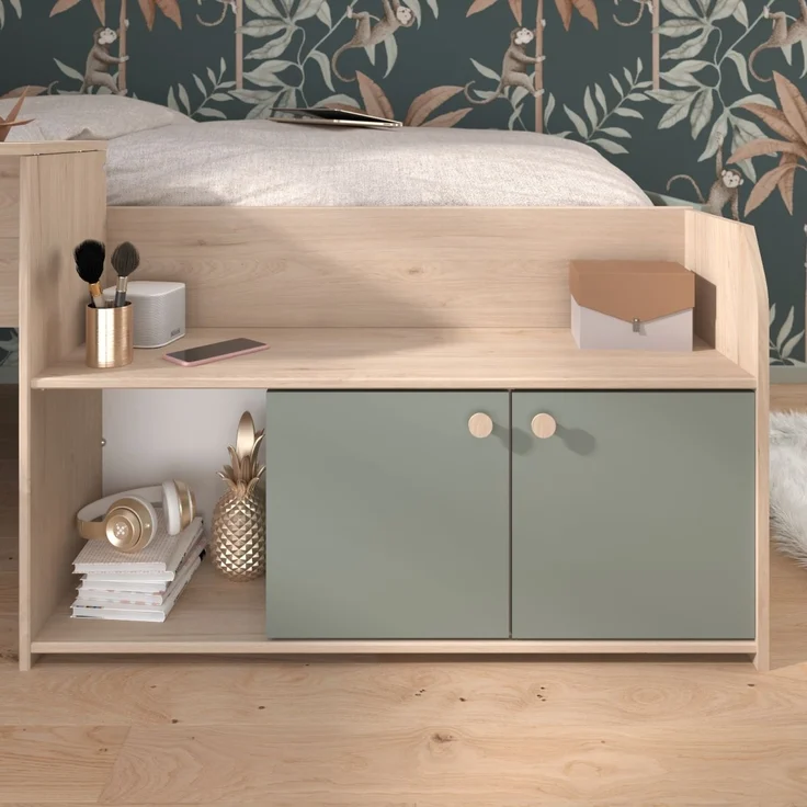 Parisot Kinderzimmer und Jugendzimmer Matre in Eiche und grün Set 2-tlg. – Bild 5