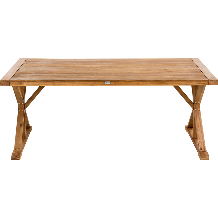 Gartentisch CALABRITTO 90 cm 180 cm Akazienholz Braun – Bild 4