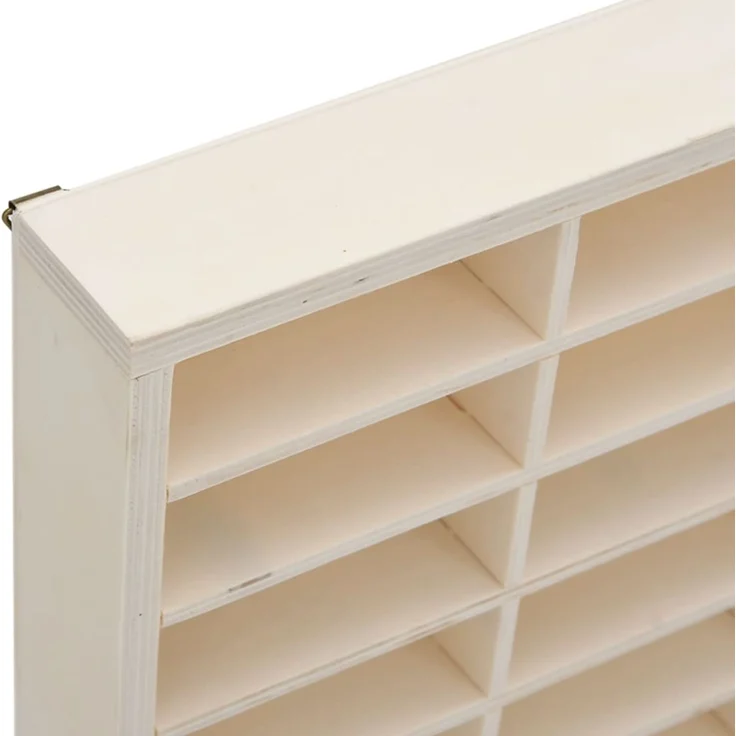 vidaXL Sammlervitrine aus Holz mit 60 Fächern 60 x 4,5 x 40,5 cm 4017378 – Bild 6