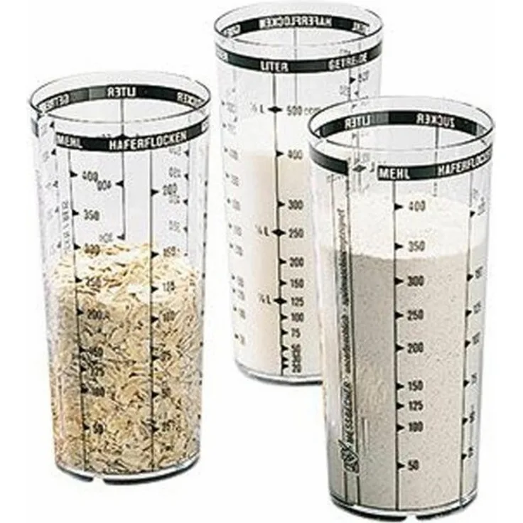 Birkmann Messbecher, Meßbecher, Messbehälter, Küchen Becher, Küchenhelfer, Kunststoff, 0. 5 L, 430037