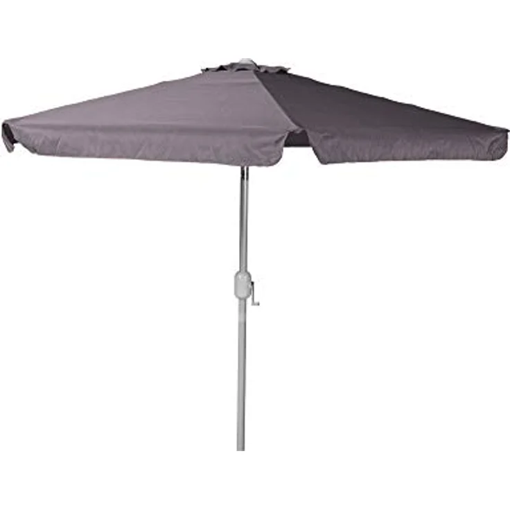 Sonnenschirm, Ø180 cm, grau – Bild 2