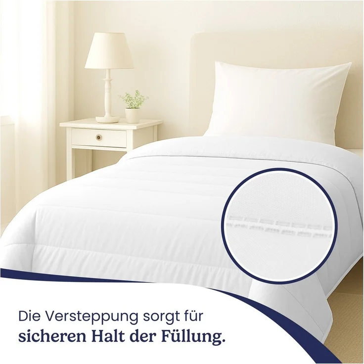 Gentle North Microfaserbettdecke Schlafdecke - Ganzjahresdecke o. Sommerdecke für Allergiker geeignet, Füllung: Kunstfasern, für Allergiker geeignet - Besonders Flauschig & waschbar bei 95° – Bild 3