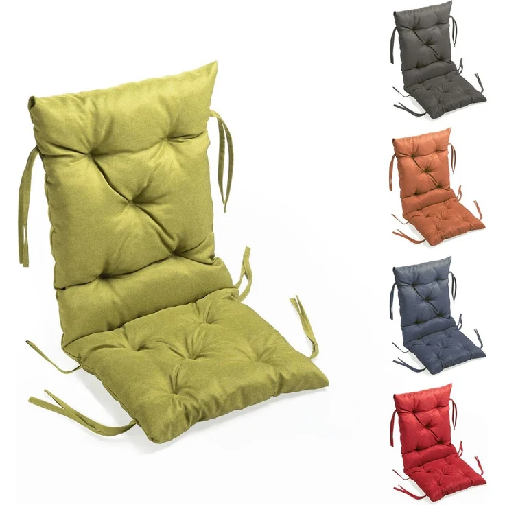 sunnypillow Bankauflage Bankauflage Stuhlkissen viele Farben und Größen zur Auswahl, 40 cm x 40 cm x 40 cm grün – Bild 5