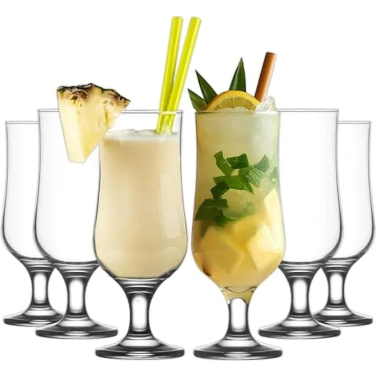 LAV Gläser-Set Nevakar Biergas, 6-tlg, Glas, 6er Set, 385ml, Feiner Glasrand, ideal für Bier, Cider und Mixgetränke – Bild 5