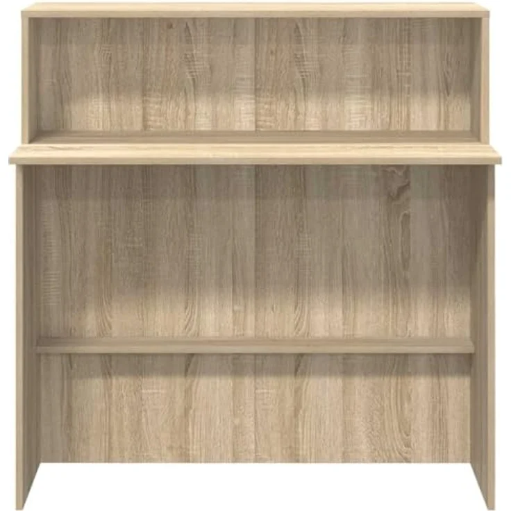 vidaXL Empfangstresen Sonoma-Eiche 100 x 50 x 103,5 cm Holzwerkstoff 859026 – Bild 6