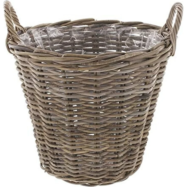 Pflanzkorb Blumenkorb Blumentopf Pflanzentopf Korb Übertopf Blumenkübel – Bild 1