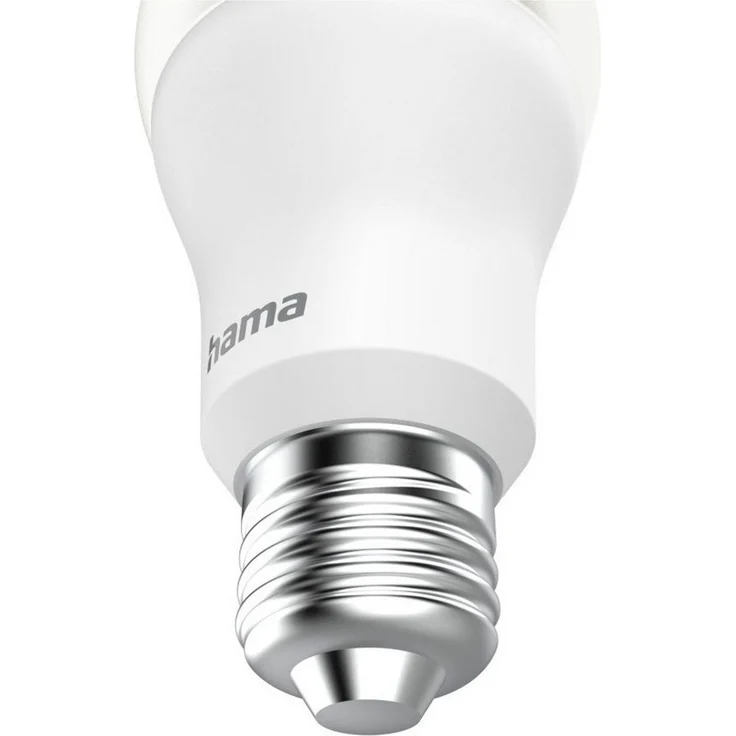 Hama Smarte WLAN-LED-Lampe, E27, Matter, 9W, RGBW, für Sprach-/App-Steuerung, Weiß – Bild 3