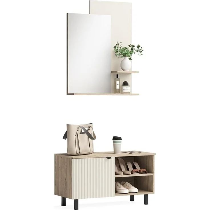 Garderobe Puerto Eiche/Cashmere 2- er Set Vicco – Bild 6