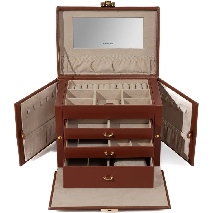 Friedrich23 Schmuckkasten / Uhrenbox aus Leder Cordoba XL – Bild 5
