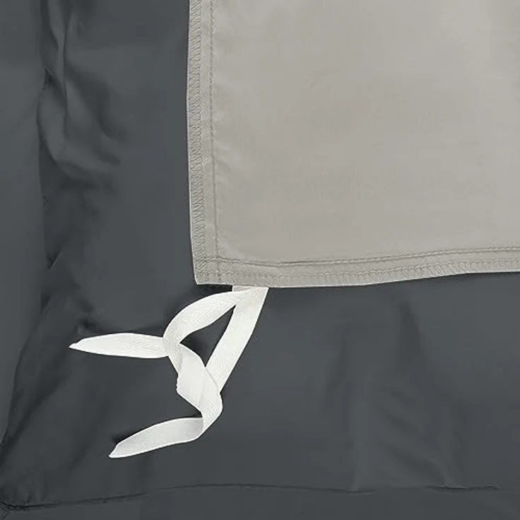 Utopia Bedding Bettwäsche 200x200 Set - Mikrofaser Bettbezug 200x200 cm + 2 Kissenbezüge 50x75 cm - Dunkelgrau/Hellgrau – Bild 8