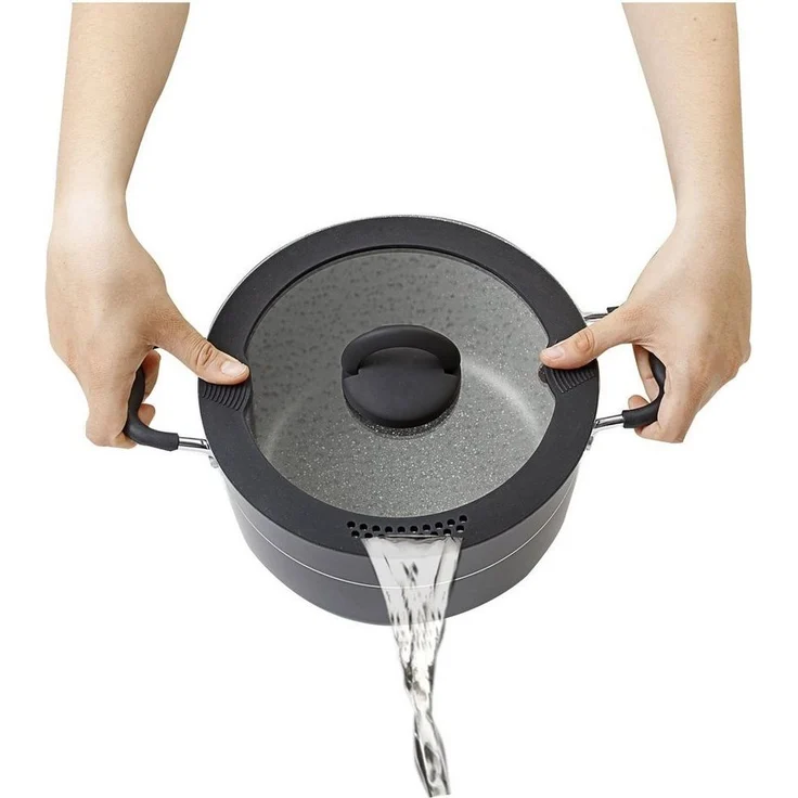 BRUNNER Topf-Set Alu Koch Set Pirate Ø24 Camping Outdoor, Koch Geschirr Küche Topf Pfanne – Bild 3