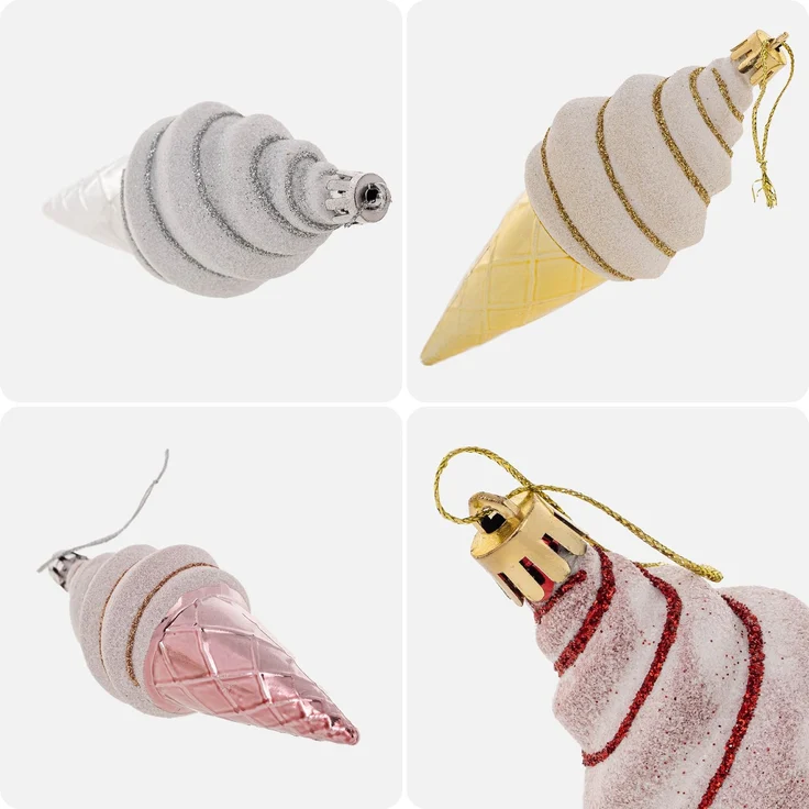 KADAX Set Abos Christbaumschmuck, 4 Stück Eis – Bild 4