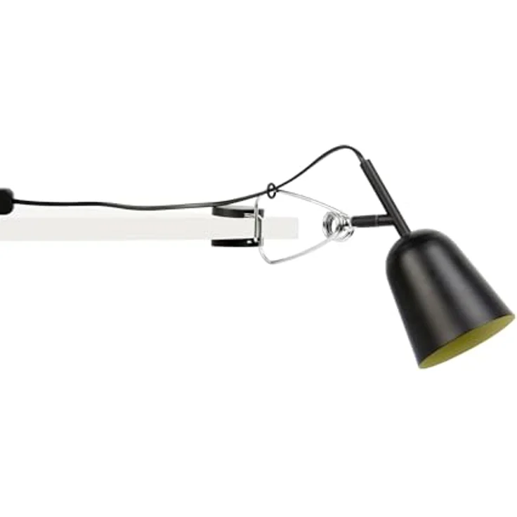 FARO BARCELONA STUDIO Klemmlampe, schwarz und chrom, E14 Lichtquelle, mattschwarz beschichtet, IP20 – Bild 5
