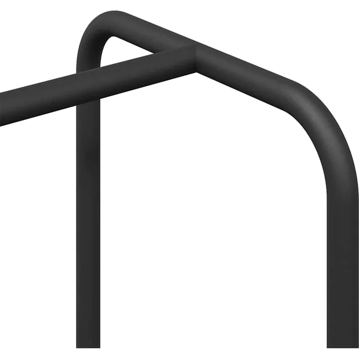 vidaXL Kleiderständer mit Regal Schwarz Eichen-Optik 77 x 30 x 171 cm 868463 – Bild 8