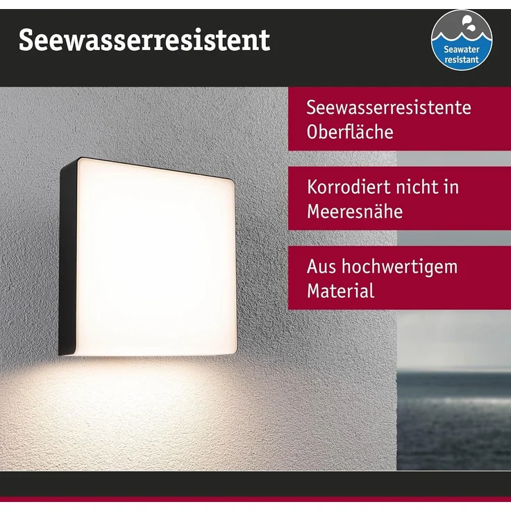 Paulmann 94840 LED Aussenwandleuchte Azalena Bewegungsmelder IP44 3000K – Bild 4