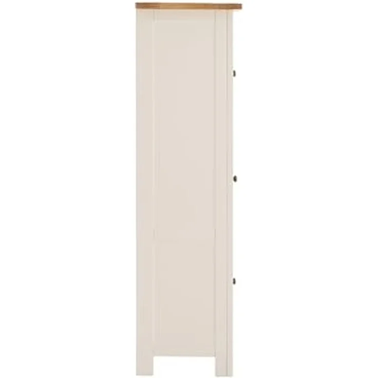 Highboard Capera 85x150x42cm Pinienholz Weiß Braun Schiebetüren Rustikal Viel Stauraum für Wohnzimmer Esszimmer | massivum – Bild 6