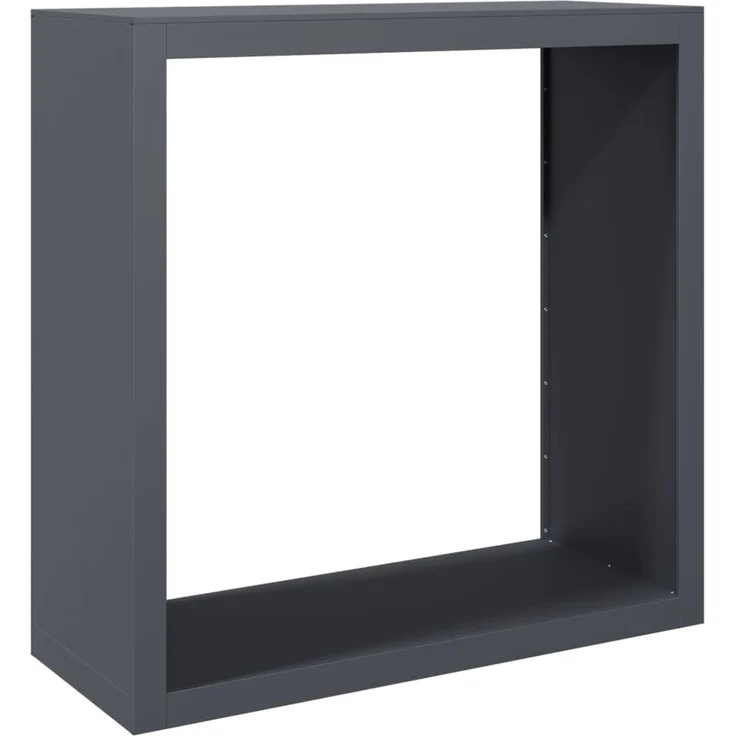 vidaXL Brennholzregal Anthrazit 100x40x100 cm Stahl 850970 – Bild 5